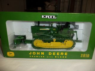 Ertl " 1/16 " John Deere 2010 Crawler Tractor With Blade - " Plow City " Farm Show