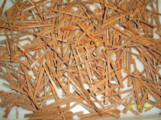 5,  Pounds Of Old - Antique Steel Square Nails,  From 1 1/4 " - 3 1/2 " Long