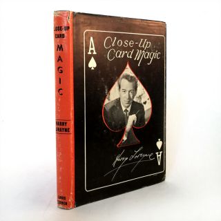 1979 1st Edition Close Up Card Magic By Harry Lorayne Signed Card Magic