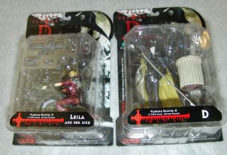 Cworks/epoch Vampire Hunter D And Leila W/bike Figures 1/10 Scale Usa Seller