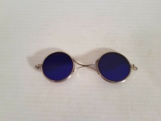Vintage Cobalt Blue Welding Industrial Safety Glasses
