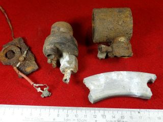WW2 German piece of V2 Rocket A4 4X piece various SET from V2 wwII 2