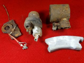 WW2 German piece of V2 Rocket A4 4X piece various SET from V2 wwII 3