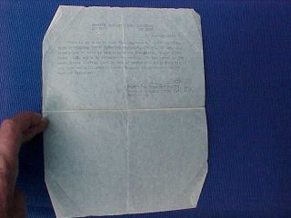 Wwii Us Capture Paper For German Luger - 330th Infantry