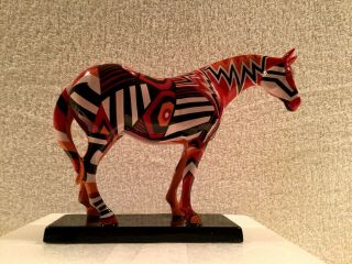 The Trail Of Painted Ponies Navajo Blanket Pony (1e/1600,  2004,  Retired Htf)