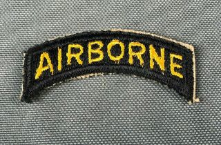 Ww2 Us Army 101st Airborne Division Tab Patch 2 5/16 " Xlnt Unsewn 887k
