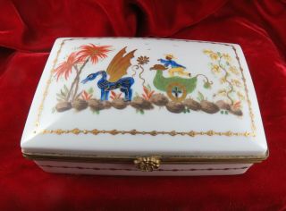 Vintage Le Tallec Limoges Box Tiffany & Co.  Chinoiserie