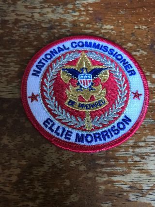 Boy Scout National Commissioner Ellie Morrison Patch Bsa Boy Scouts Of America
