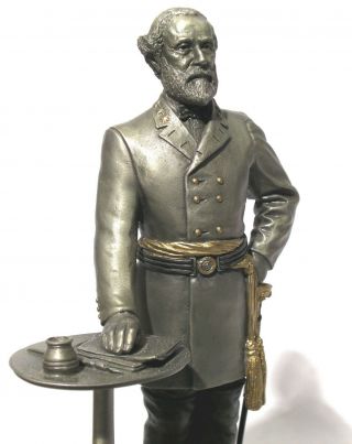 Chilmark Pewter Robert E.  Lee Signed By The Artist Lawrence Heyda