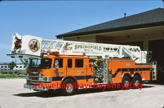 Fire Apparatus Slide,  Truck 854,  Springfield / Or,  1998 Pierce