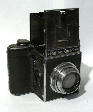 Reflex Korelle With Schneider Kreuznach Xenar 1:2.  8 75mm Medium Format Camera