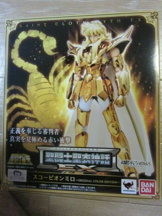 [from Japan]saint Seiya Myth Cloth Ex Gold Scorpio Milo Color Edition