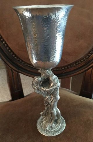 K.  Dopita Studio The Kiss Knight Goblet Limited Edition 16/300 Signed By Artist