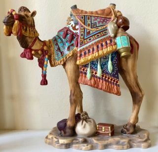 Rare James Christensen Porcelain Nativity Camel " Darius " - Greenwich Workshop
