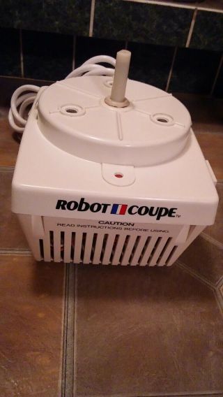 Vintage Robot Coupe Rc2000 Food Processor Base
