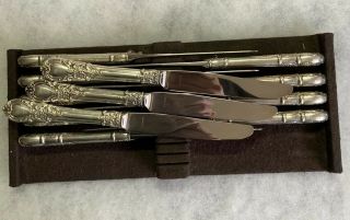 Lunt American Victorian Set Of 12 Butter Knives Sterling Silver Hollow Handle