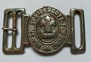 Scout Belt Buckle From Norway