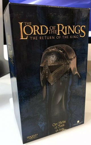 Sideshow Weta Lotr Rotk Orc Helm Of Sam Bust Statue Bill The Pony