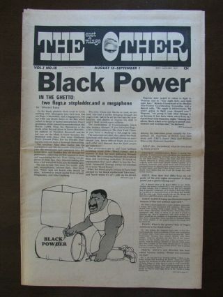 The East Village Other - Vol.  1 No.  18 Aug.  15 - Sept.  1 1966 " Black Power "