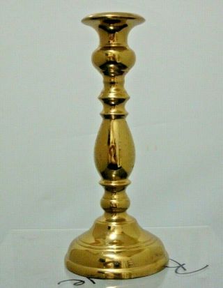 Williamsburg Virginia Metalcrafters Vmc 5 " Solid Brass Candlestick Candle Holder