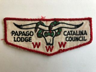 Papago Lodge 494 Oa F1 First Flap Patches Order Of The Arrow Boy Scouts