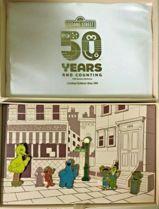 Sesame Street: 50 Years & Counting 2019 Box Set Of 6 Pins Limited Edition Of 300