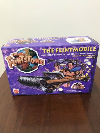 The Flintstones Brand Vintage 1993 Flintmobile By Mattel