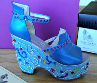 Just The Right Shoe - Mardi Gras,  Blue,  Limited Artist 