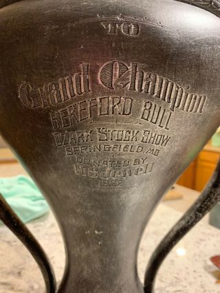 Grand Champion Hereford Bull Trophy