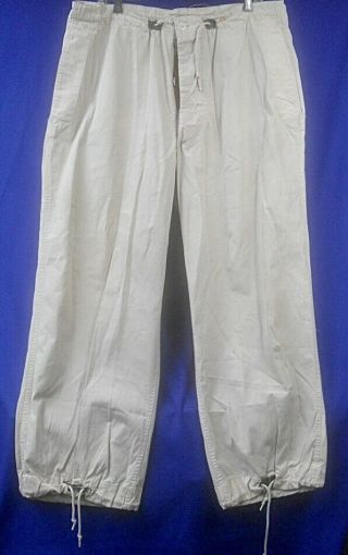 Wwii Us Army Winter Camo Overwhite Trousers Pants 10th Mountain Division