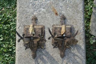 Bronze Made In Spain Wall Sconce Light Fixtures.
