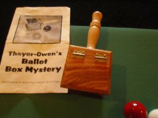 Thayer - Owen Ballot Box (Stevens Magic Remake. ) 3