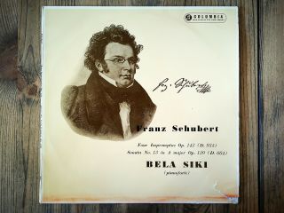 Columbia 33cx1445 - Schubert - 4 Impromptus - Piano Sonata No.  13 - Bela Siki Nm -