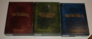 Lord Of The Rings Dvd Set Trilogy Extended Edition 3 Volume Box Set 12 Discs
