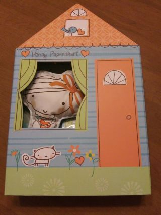Hallmark Deluxe Play Set Penny Paperheart Doll With Storybook
