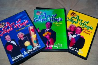 The Art Of Gospel Magic Dvd Set,  Volumes 1,  2,  3 Starring Duane Laflin