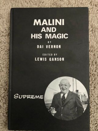Magic Book: Malini And His Magic By Dai Vernon
