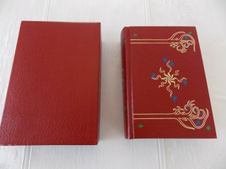 The Lord Of The Rings 1966 Collectors Edition One Volume Red Hardcover Leather