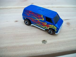 Hotwheels Redline Alt Blue Enamel Supervan With Flames Only From Set Read All