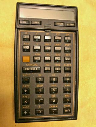 Vintage Hp 41cv Calculator W/ Xmemory,  Surveying Modules