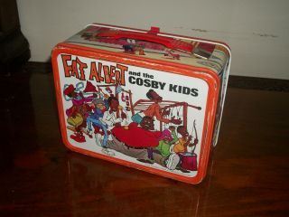 Vintage 1973 Fat Albert And The Cosby Kids Metal Lunch Box No Thermos