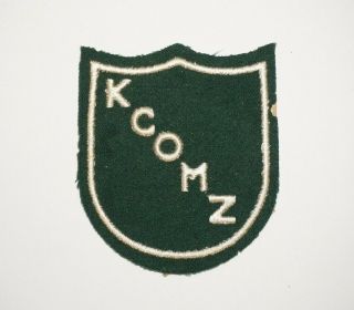 Korea Communications Zone Kcomz 1st Pattern Patch Theater Made Post Wwii P0050