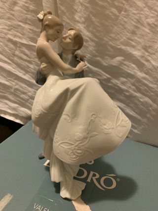 Lladro “the Happiest Day” Wedding Groom Carrying Bride 10 - 3/4 " Figurine 8029