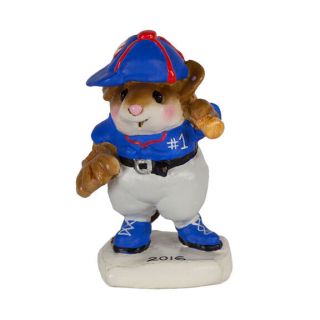 Wee Forest Folk Batter Up,  Wff Ms - 15c,  Chicago Cubs World Series Mouse