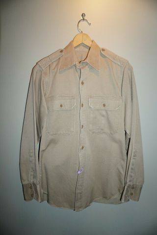 Wwii U.  S.  Army Khaki Uniform Shirt