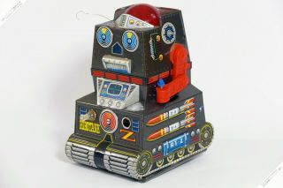 Nomura Horikawa Daiya Masudaya Robotank - Z Robot Japan Tin Vintage Space Toy