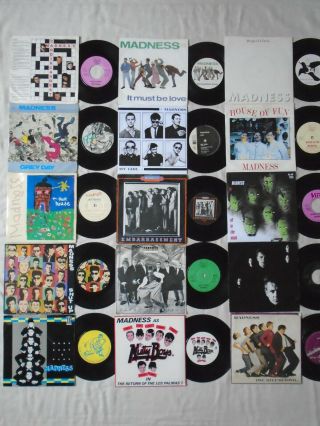 Joblot Madness 7 " Singles X 15 One Step Beyond My Girl Baggy Trousers Etc