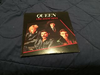 Queen - Greatest Hits Lp (5e - 564) Promo (white Lbl)