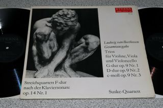 Eterna 826107 - 108 Suske Quartet Beethoven Trios & String Quartet 1970 Ed1 Nm