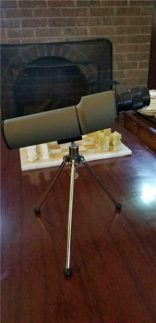 Bushnell Competitor 20x40 Spotting Scope With Stand Vintage Spotting Scope